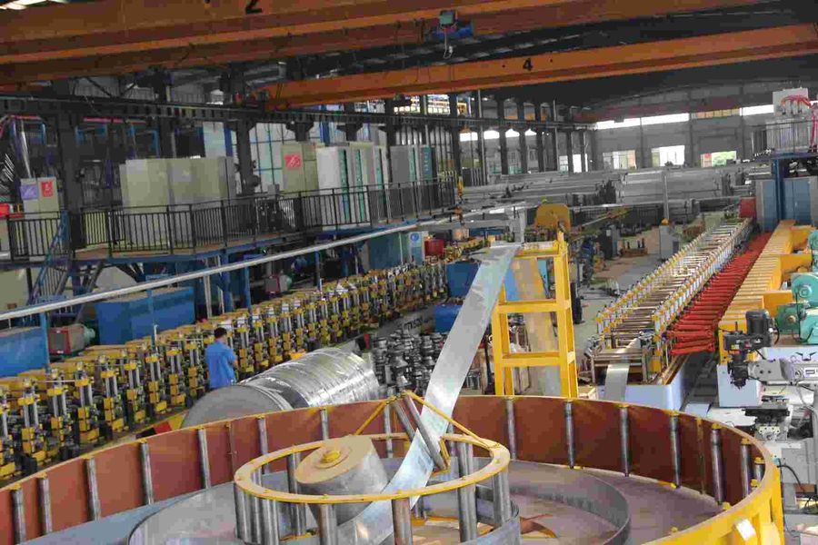 Hunan Province Goldwell Profiles Co., Ltd. manufacturer production line